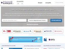 Tablet Screenshot of handibanque.fr